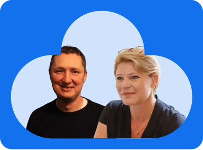 Both speakers in cloud