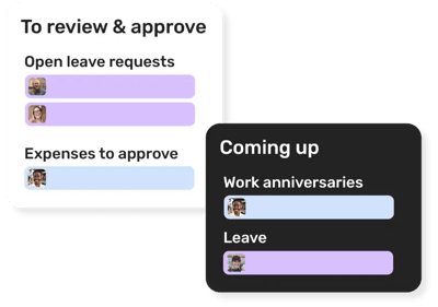 To review & approve