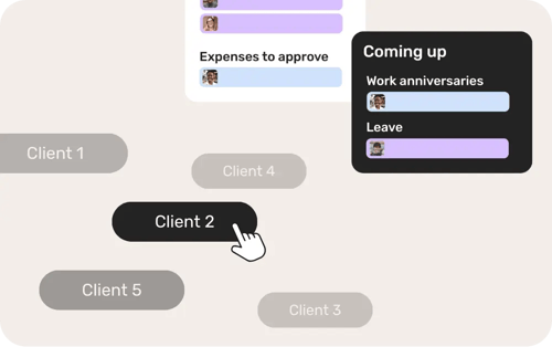 Case study product images - dashboard and p hub