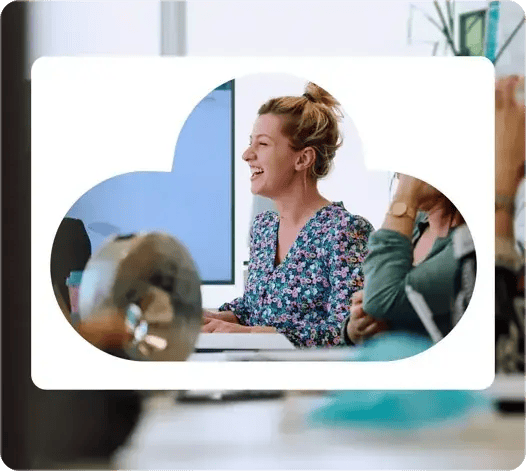 Female laughing HR software feature page image (1) (1) (1)