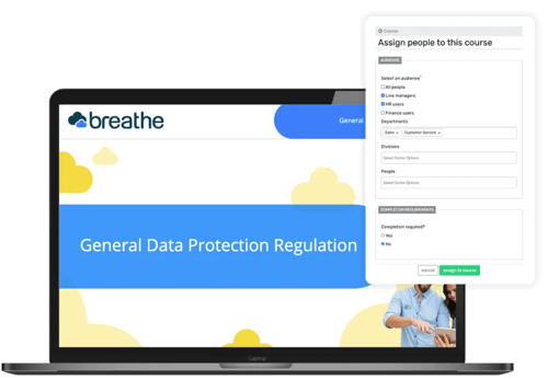 GDPR learn course on laptop-1