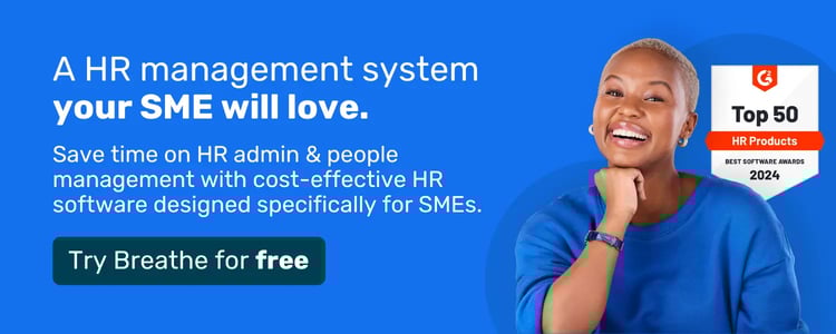 "A HR management system your SME will love" testimonial blog CTA push to trial