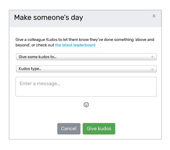 kudos appreciation
