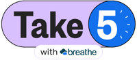 Take 5 with Breathe logo