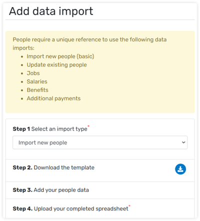 Partner brochure - add data import
