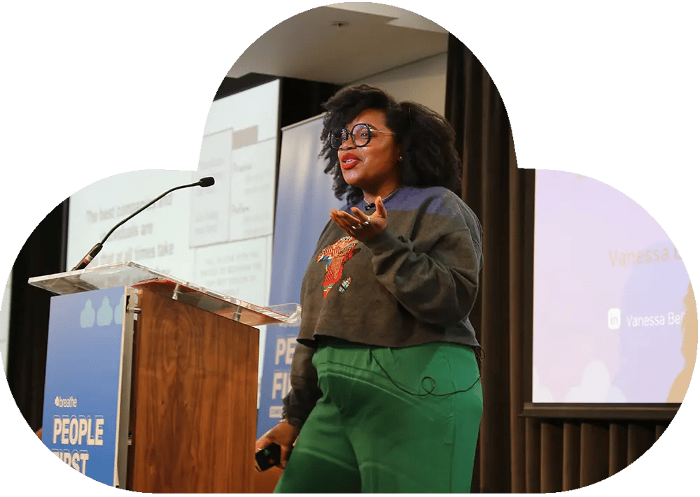 Vanessa at 2022 people first event