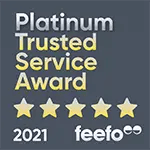 Breathe HR feefo Platinum award 2021 square