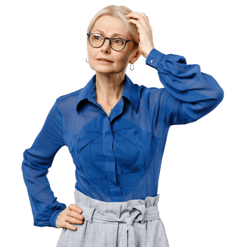 Worried lady