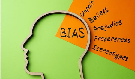 An abstract image shows the outline of a head against a lime green backdrop. The words 