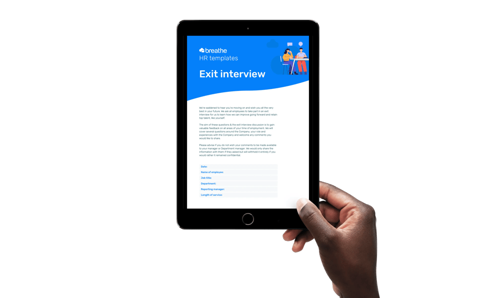 iPad Mini in 4 colors_Exit interview template