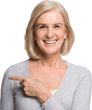 smiling_lady_pointing_breathe_discount_offer_for_charities@2x