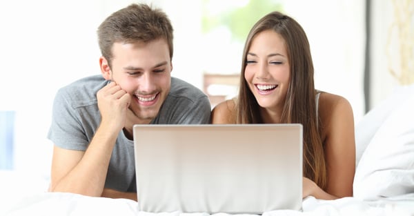 stay home couple holiday