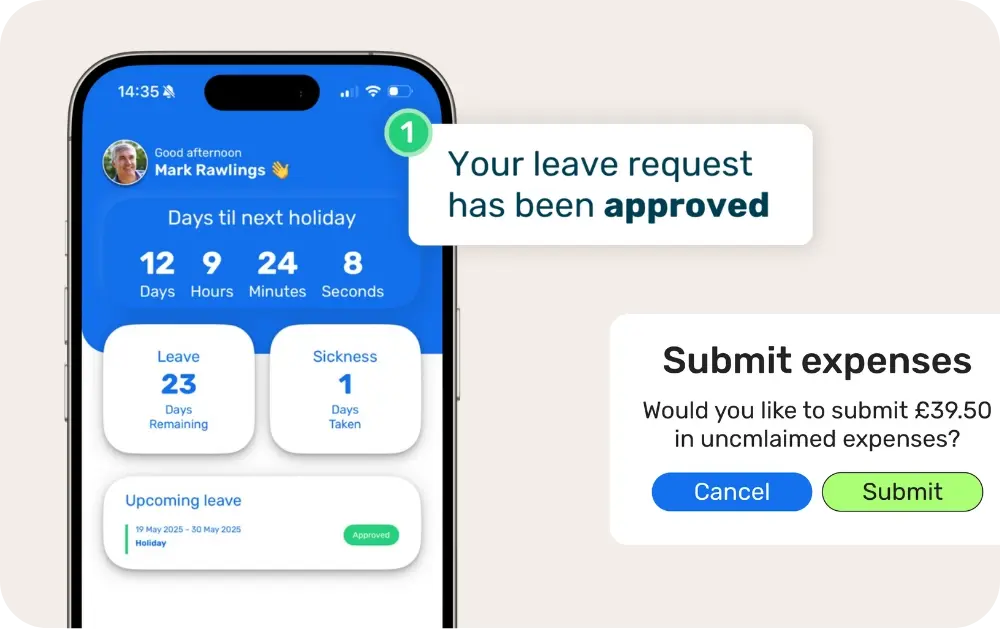 Case study product images - Mobile app