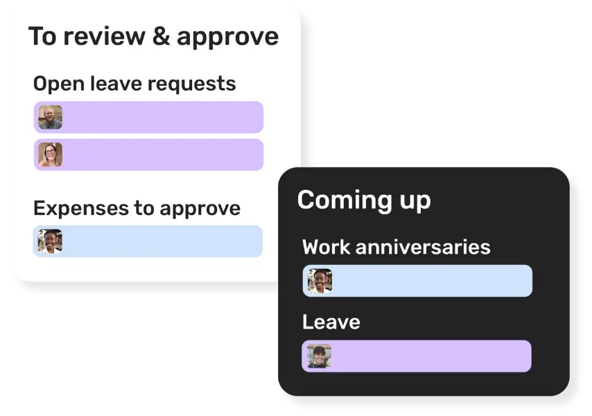 To review & approve