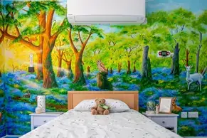 Chesnut Tree House Hospice Charity for Children - colourful bedroom photo