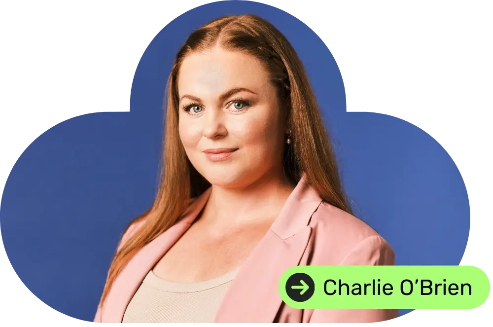 Business Show LP images Charlie in cloud