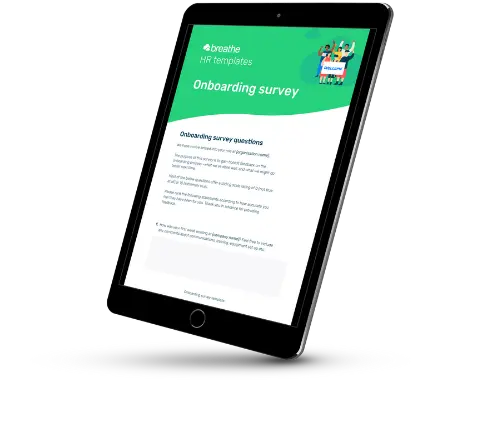 HR Templates WEBP LP image  Onboarding Survey template