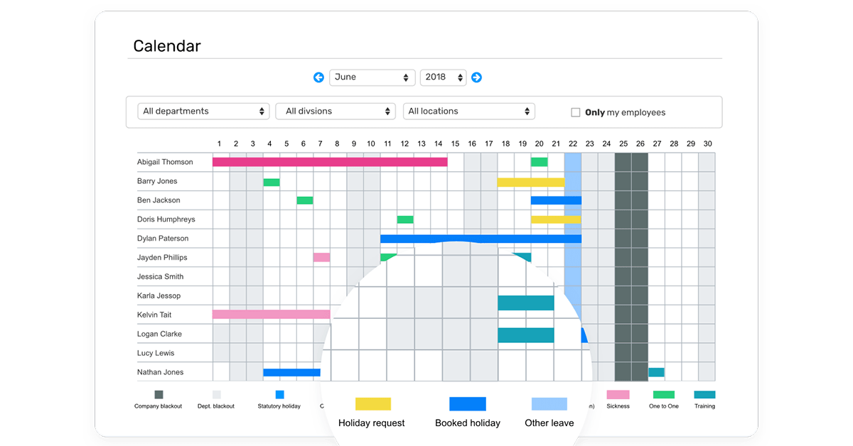 Staff Holiday Planner & Booking System | Breathe