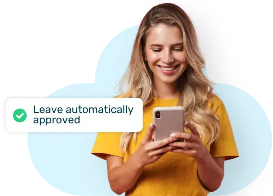 Lady with pop up and cloud