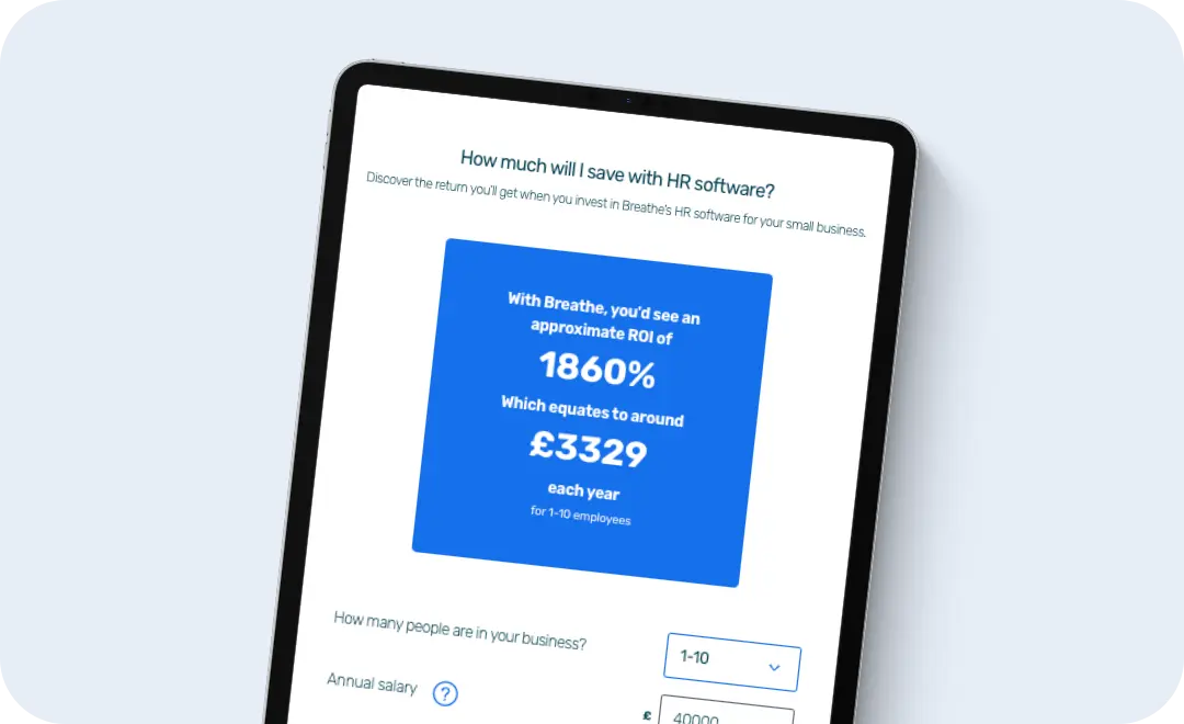 ROI calculator curved