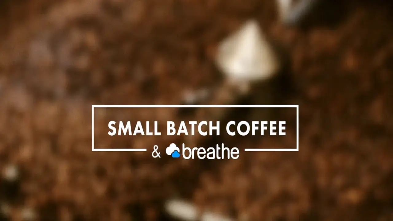 title slide for small batch coffee case study