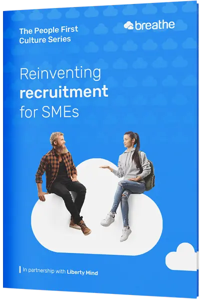 Tilted front cover of Reinventing recruitment report