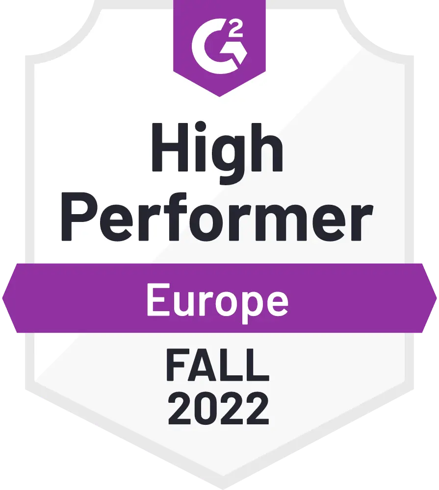 WebP_G2 High Performer_Europe Badge_Fall 2022