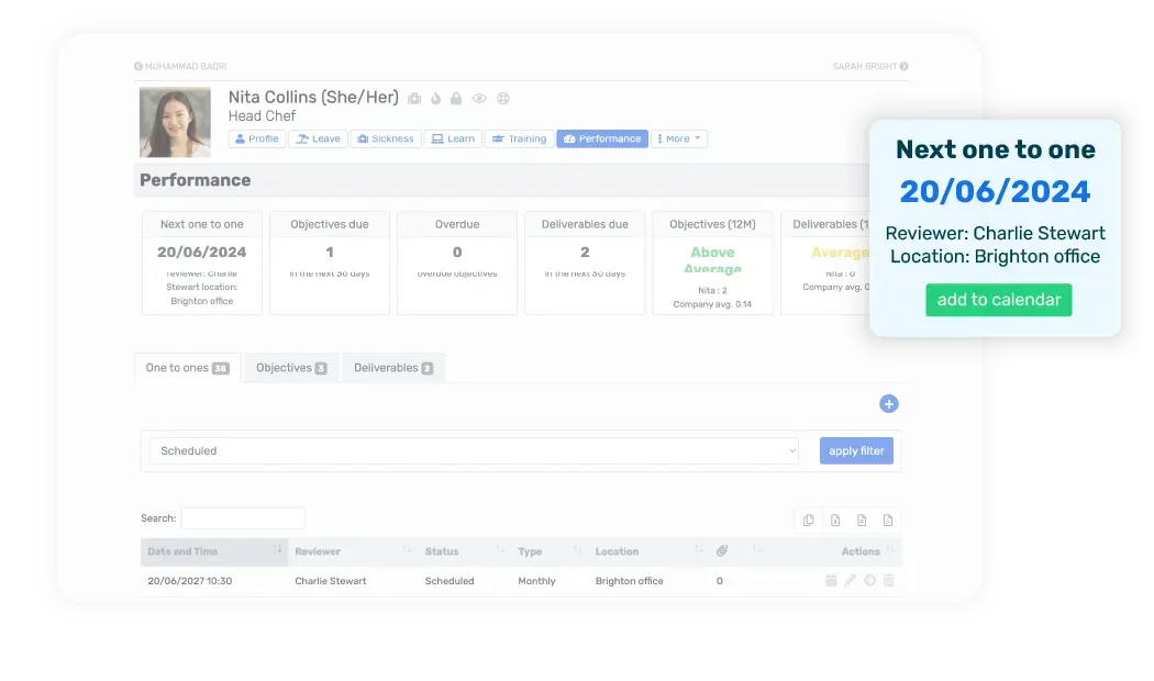 The performance profile on Breathe's HR software for charities.