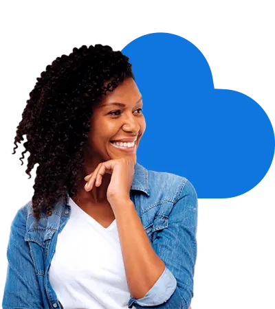 african american woman smiling