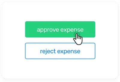 approve expense button