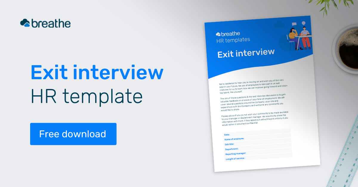 Exit Interview Form, Exit Interview Template