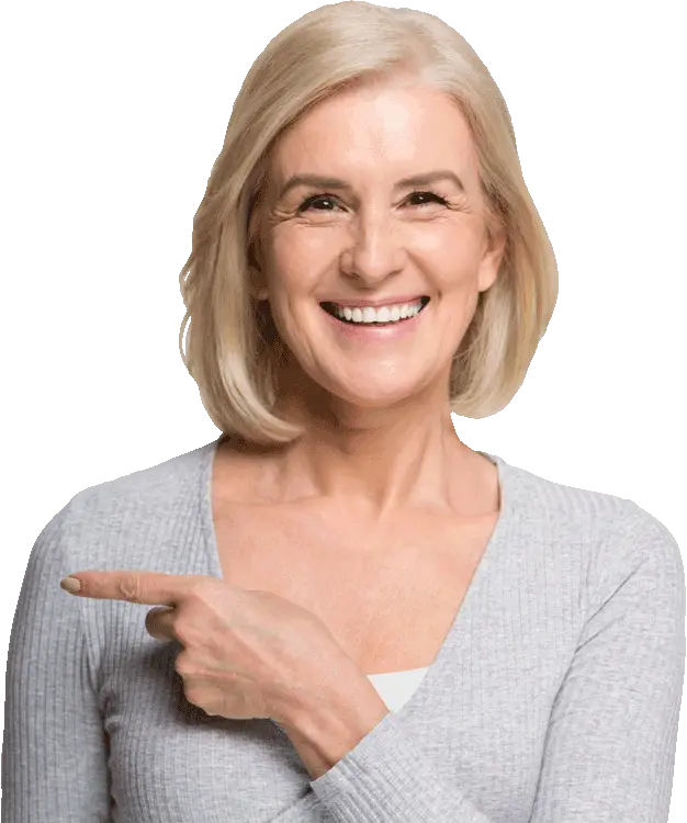 smiling_lady_pointing_breathe_discount_offer_for_charities@2x (1)
